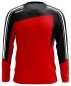 Preview: Masita Trainings-Sweater Forza rot-schwarz